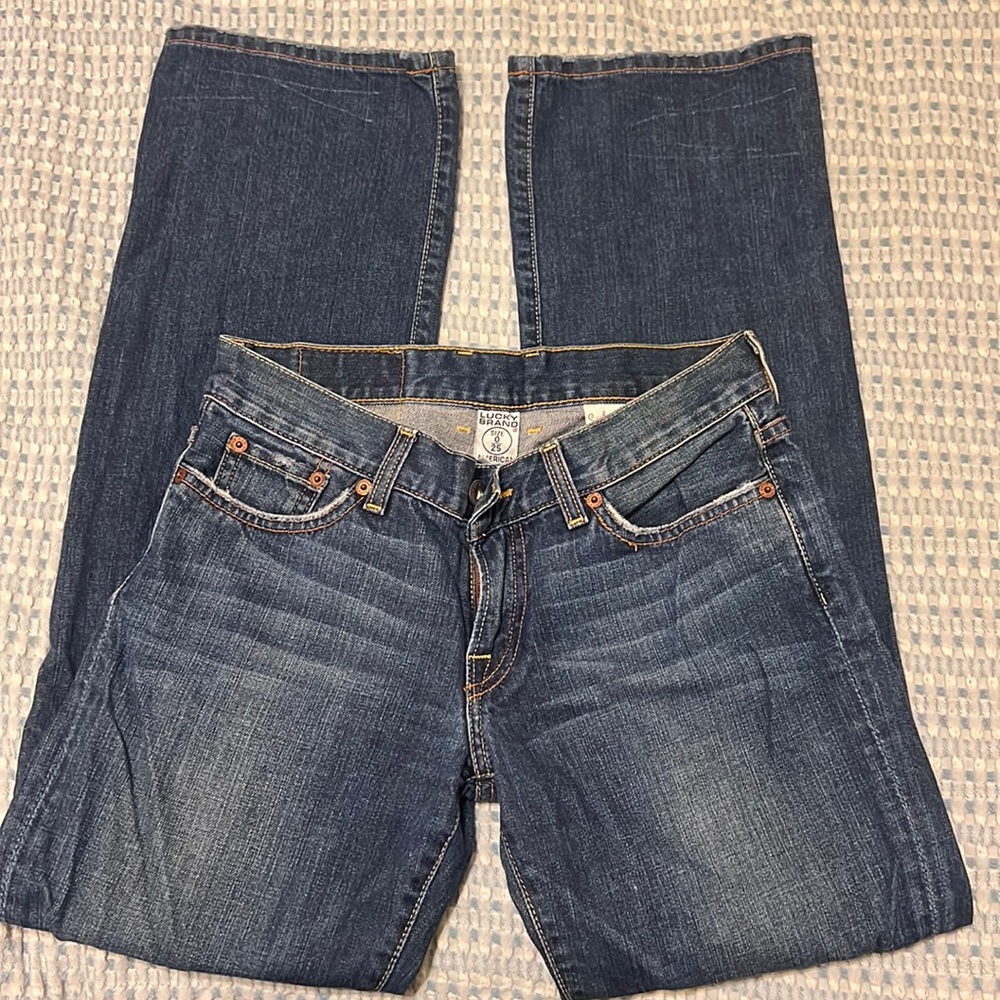 Lucky brand women’s jeans. Boyfriend. Size 0.